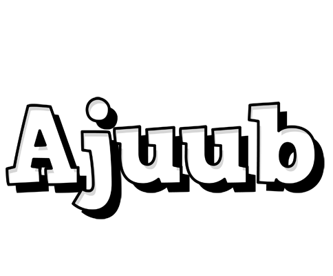 Ajuub snowing logo