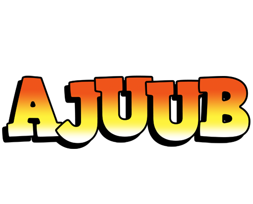 Ajuub sunset logo