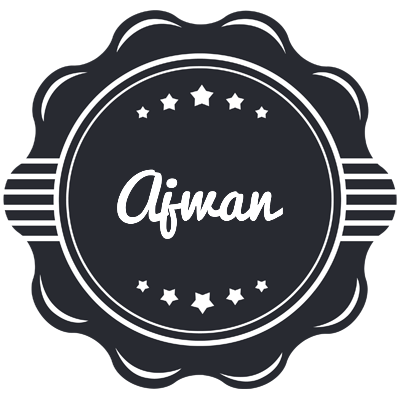 Ajwan badge logo