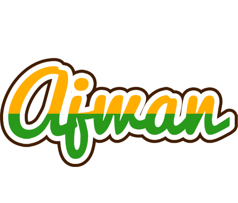 Ajwan banana logo