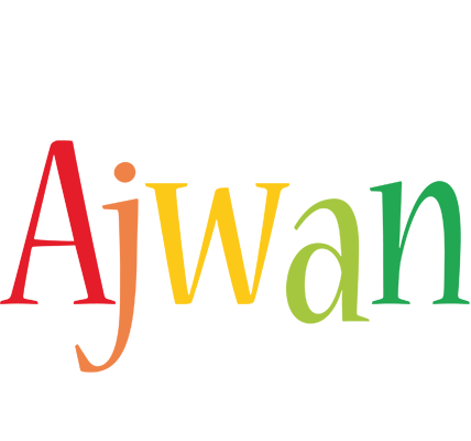 Ajwan birthday logo