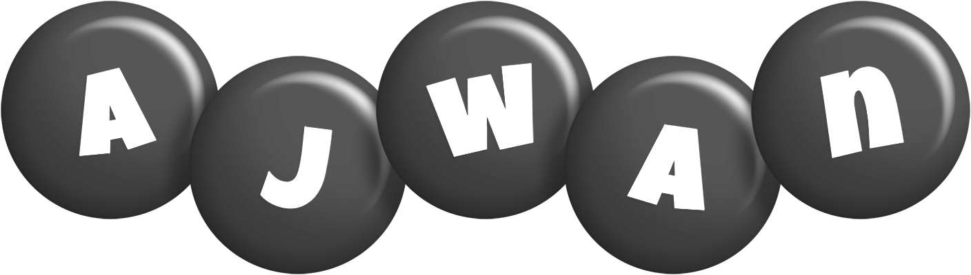 Ajwan candy-black logo