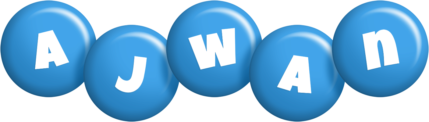 Ajwan candy-blue logo