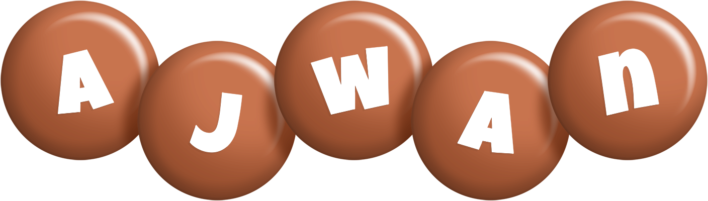 Ajwan candy-brown logo