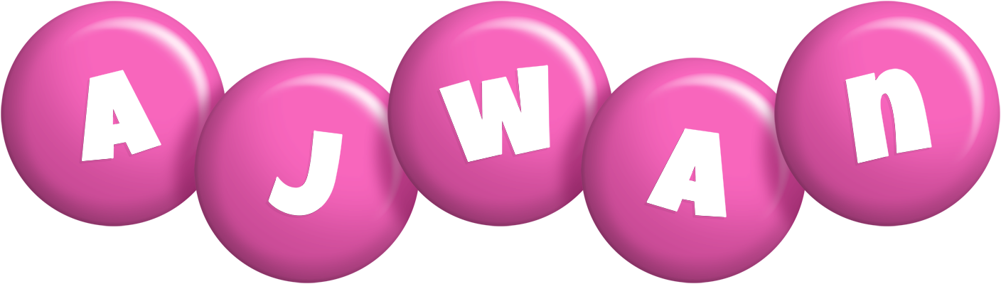 Ajwan candy-pink logo