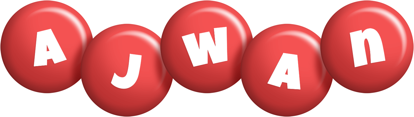 Ajwan candy-red logo
