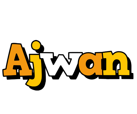 Ajwan cartoon logo
