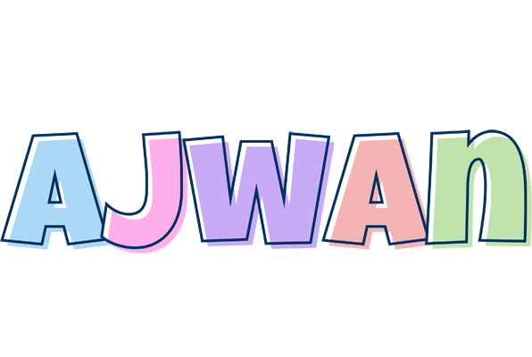Ajwan pastel logo