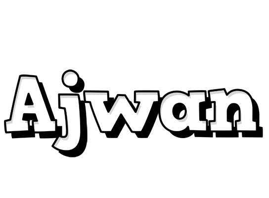 Ajwan snowing logo