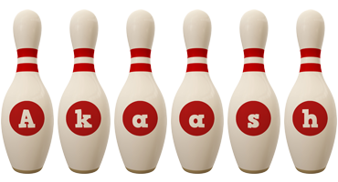 Akaash bowling-pin logo