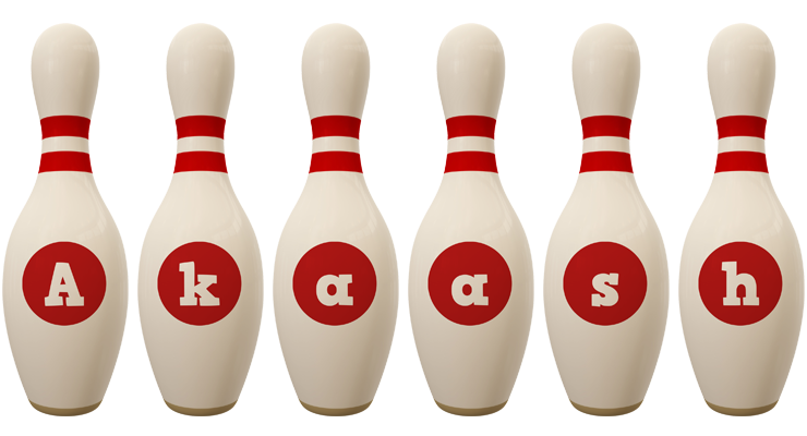 Akaash bowling-pin logo