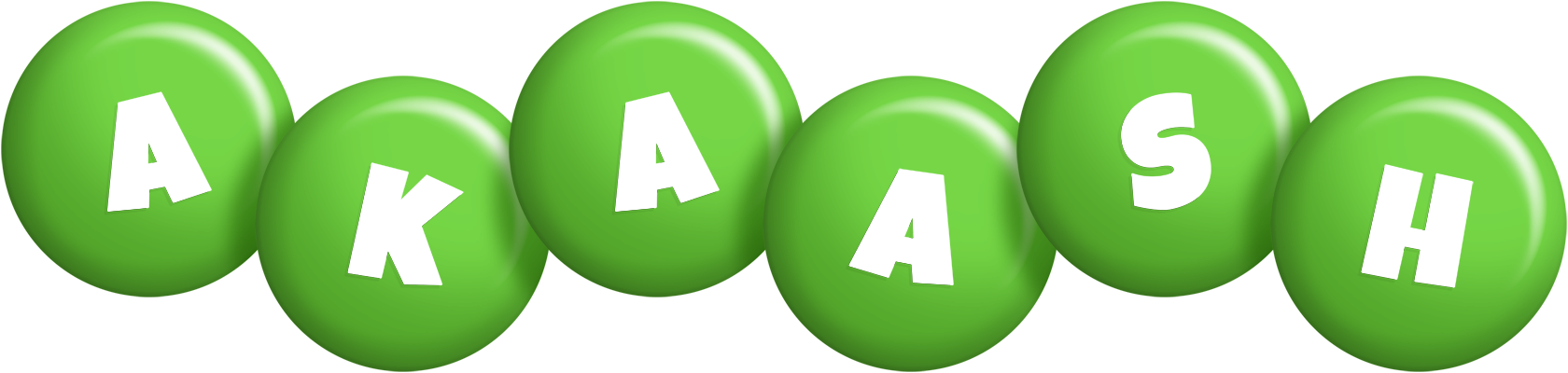 Akaash candy-green logo