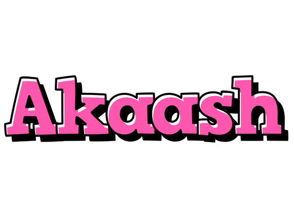 Akaash girlish logo