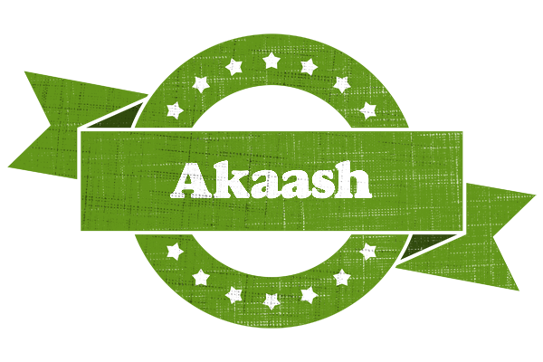 Akaash natural logo