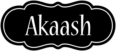 Akaash welcome logo