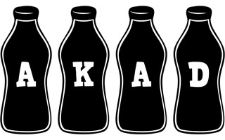 Akad bottle logo