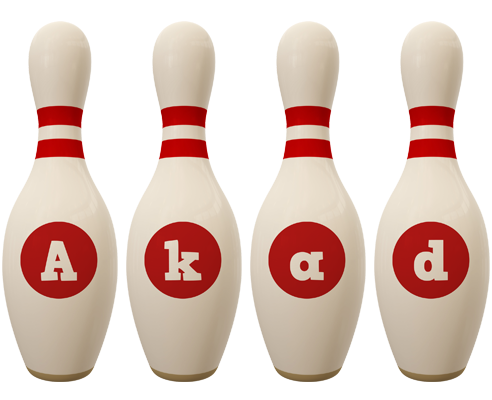 Akad bowling-pin logo
