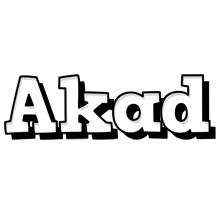 Akad snowing logo