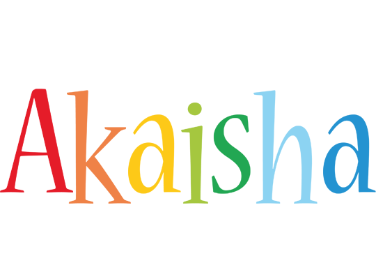 Akaisha birthday logo