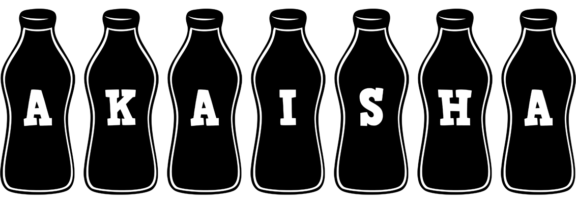 Akaisha bottle logo