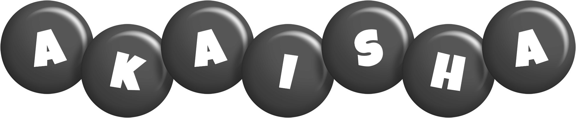 Akaisha candy-black logo