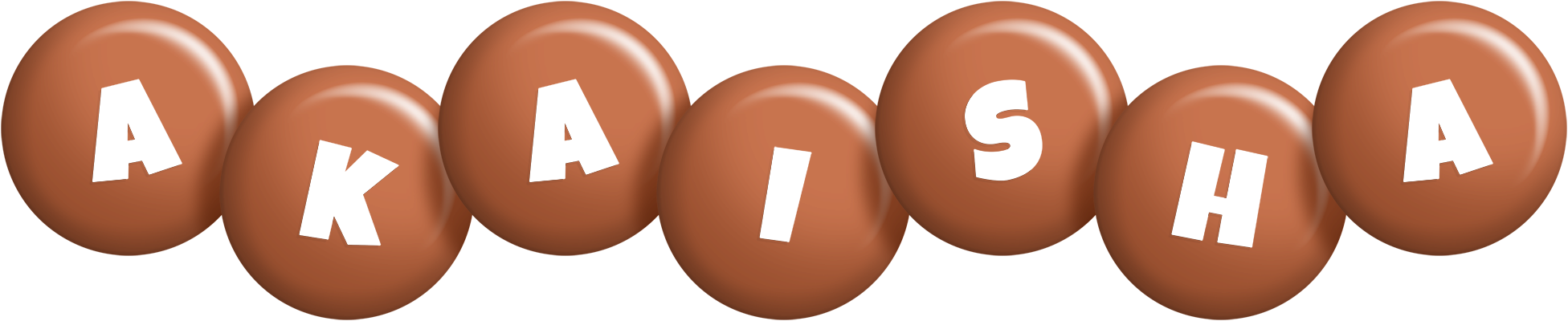 Akaisha candy-brown logo