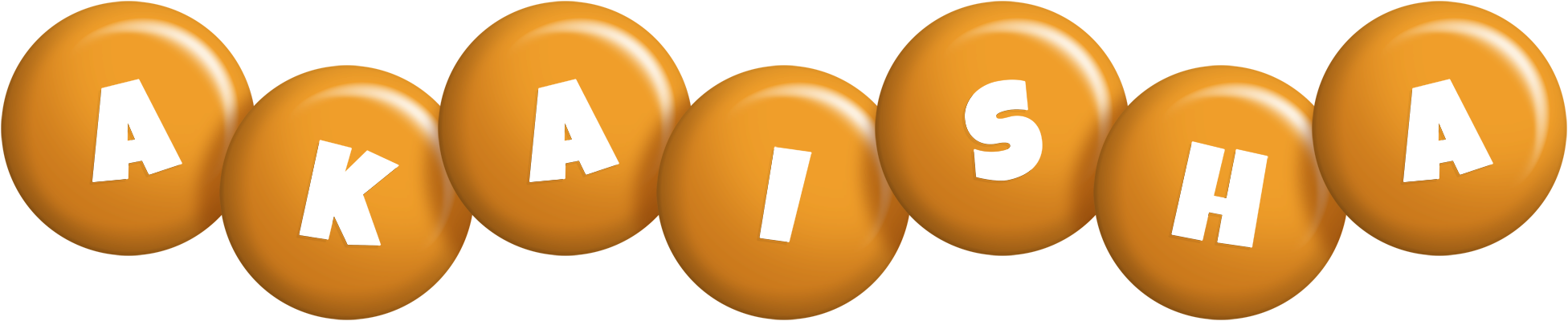 Akaisha candy-orange logo