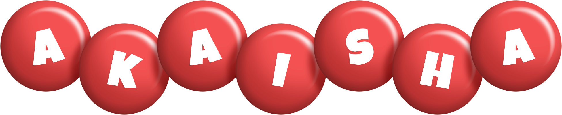 Akaisha candy-red logo
