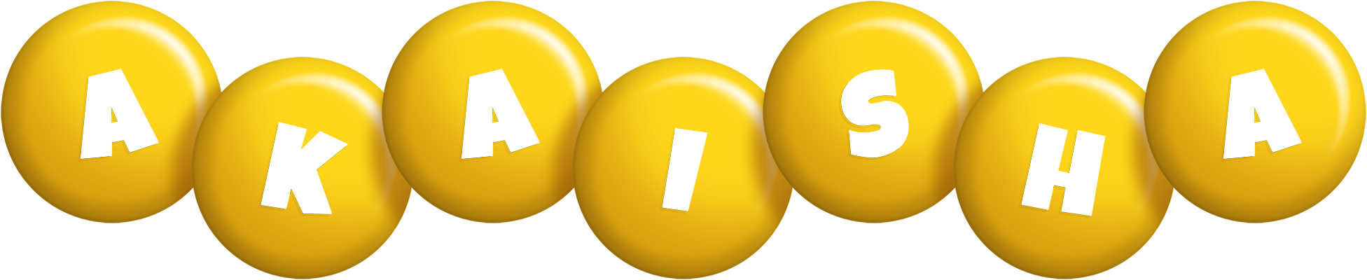 Akaisha candy-yellow logo