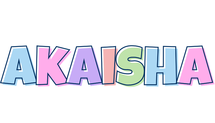 Akaisha pastel logo