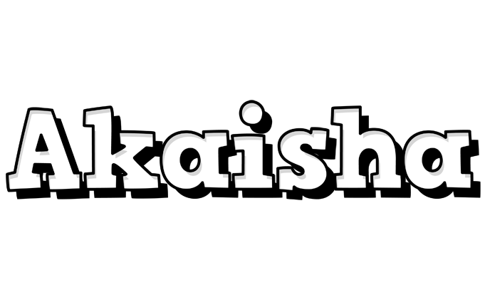 Akaisha snowing logo