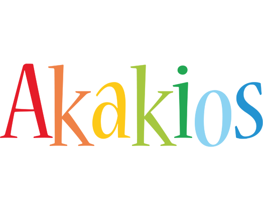 Akakios birthday logo