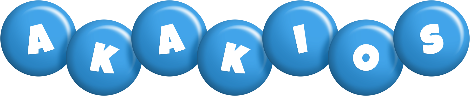 Akakios candy-blue logo