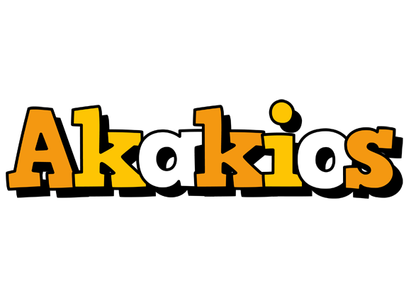 Akakios cartoon logo