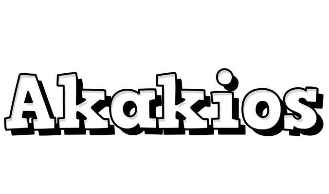 Akakios snowing logo