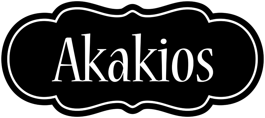 Akakios welcome logo