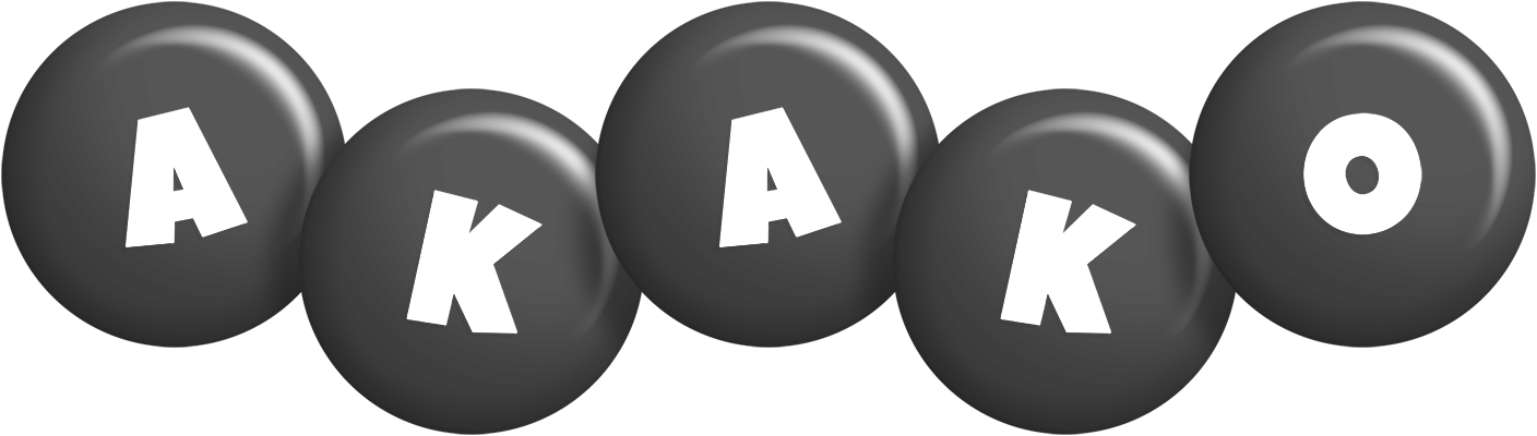 Akako candy-black logo