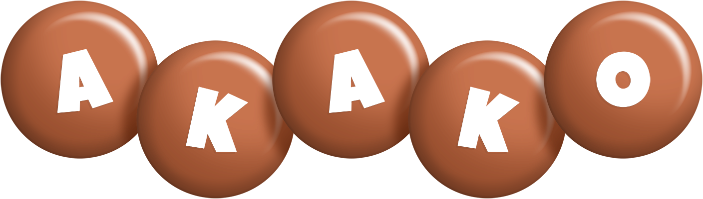 Akako candy-brown logo