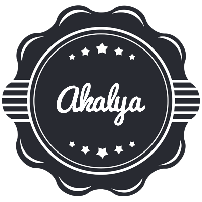 Akalya badge logo