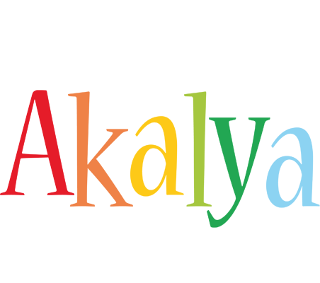 Akalya birthday logo