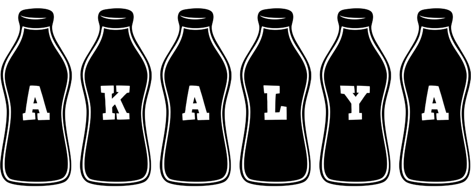 Akalya bottle logo