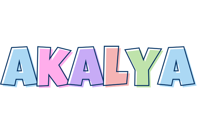 Akalya pastel logo