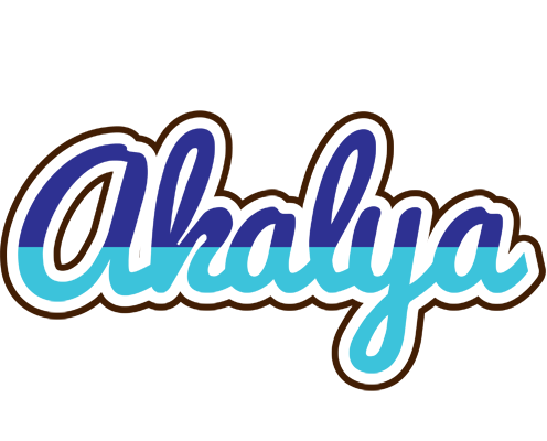 Akalya raining logo