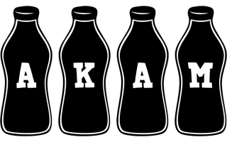 Akam bottle logo