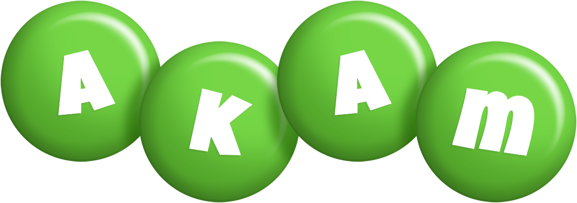 Akam candy-green logo
