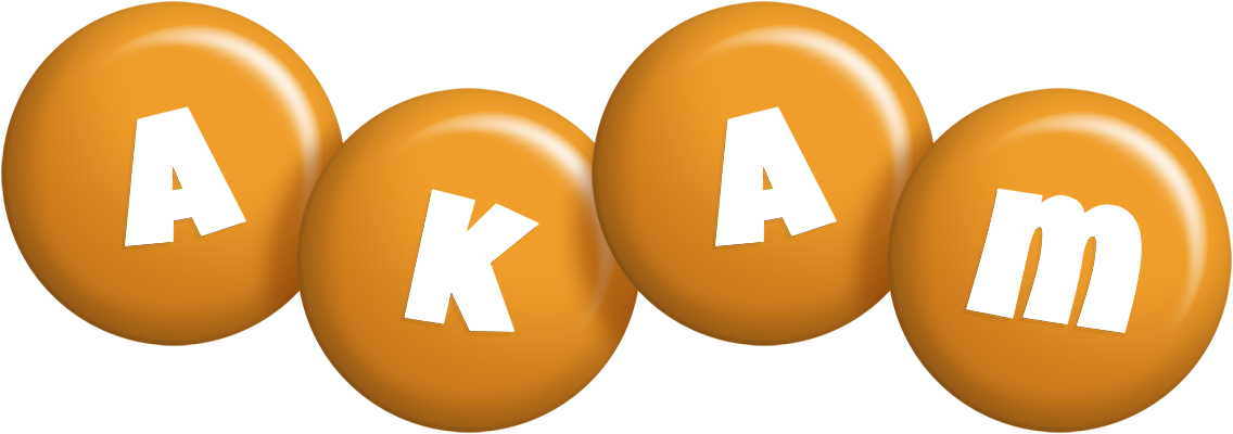 Akam candy-orange logo