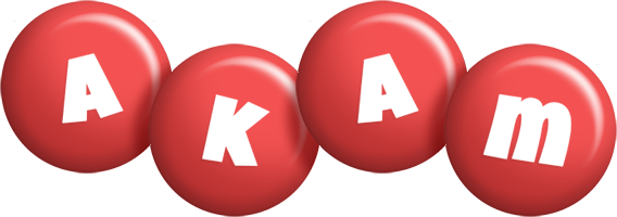 Akam candy-red logo