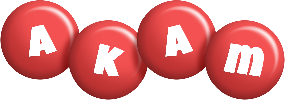 Akam candy-red logo
