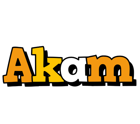 Akam cartoon logo