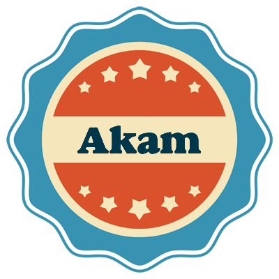 Akam labels logo